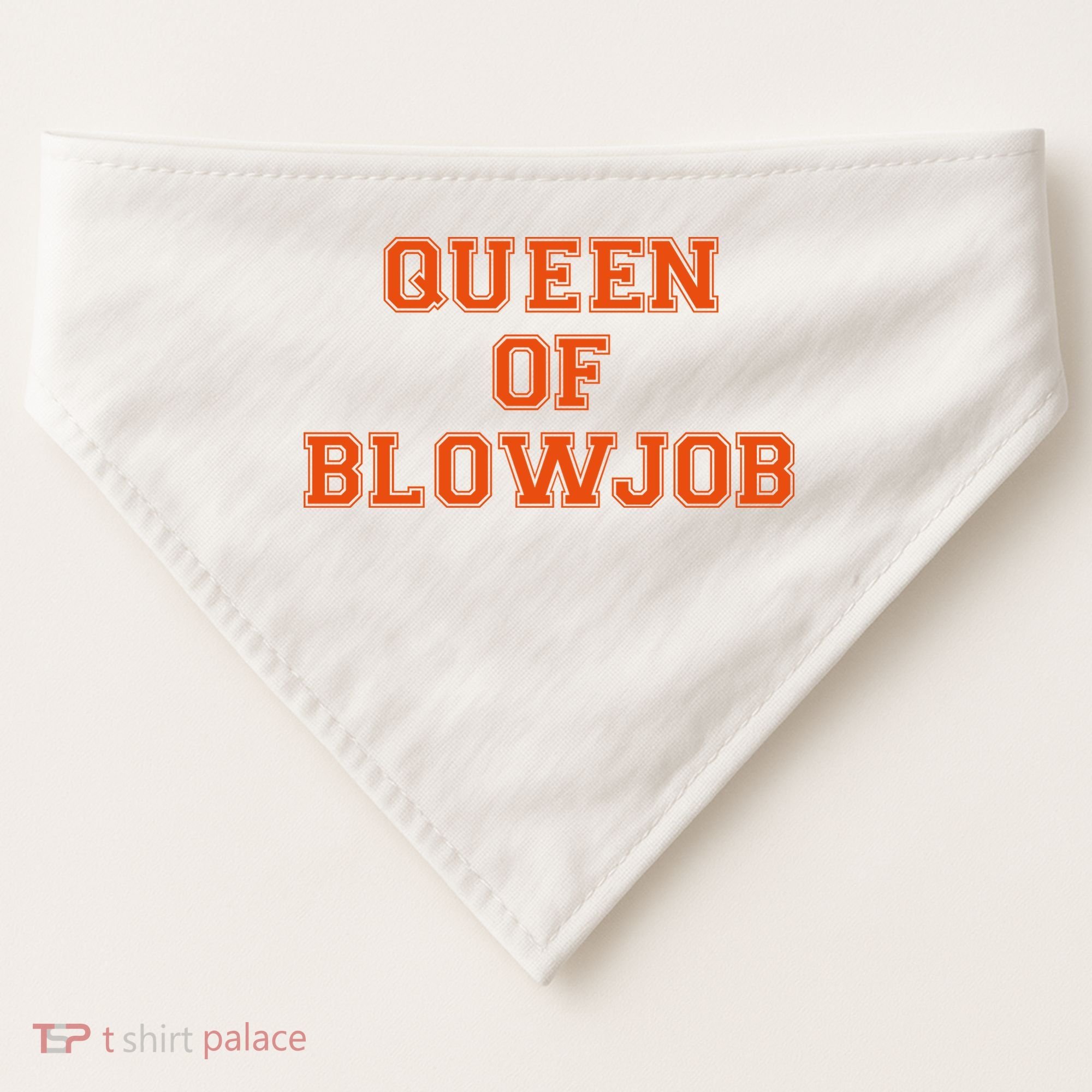 Queen Of Blowjob USA-Made Doggie Bandana