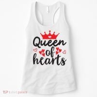 Queen Of Hearts, Wedding, Romantic, Valentine White Women's Tank Top thumb 0