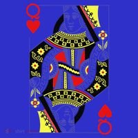 Queen Of Hearts Deck Of Cards Playing Cards Halloween Poker Apron thumb 3