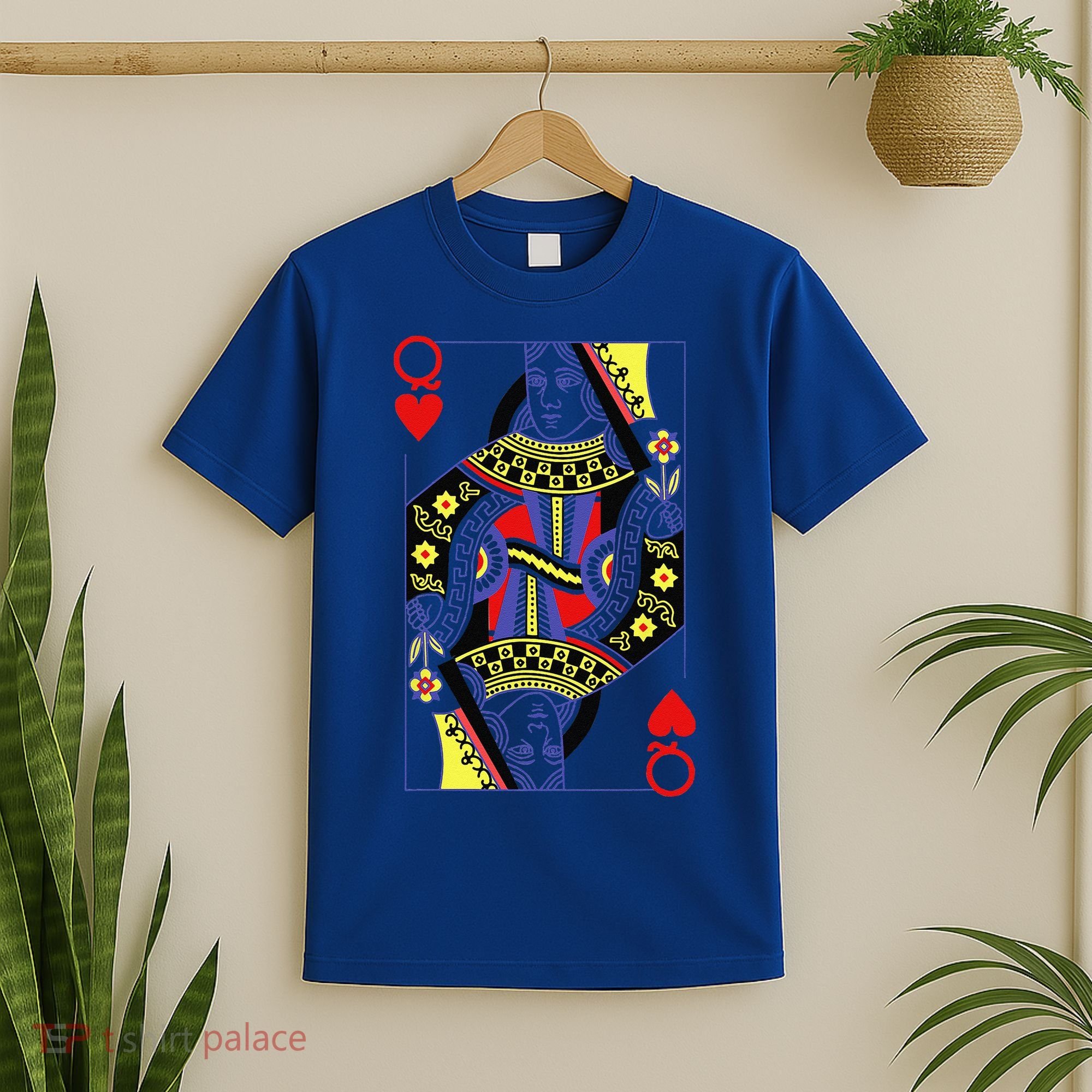Queen Of Hearts Deck Of Cards Playing Cards Halloween Poker T-Shirt