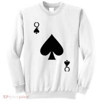 Queen of Spades Deck of Cards Halloween Costume Sweatshirt thumb 0