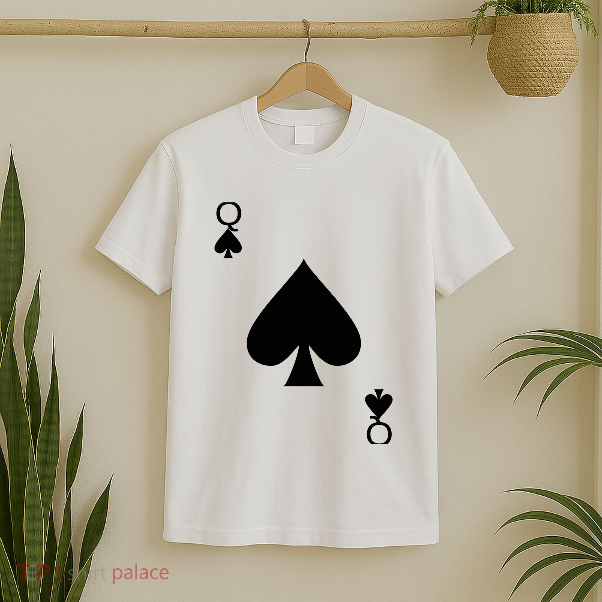Queen of Spades Deck of Cards Halloween Costume T-Shirt