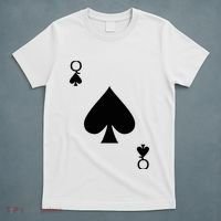 Queen of Spades Deck of Cards Halloween Costume T-Shirt thumb 5