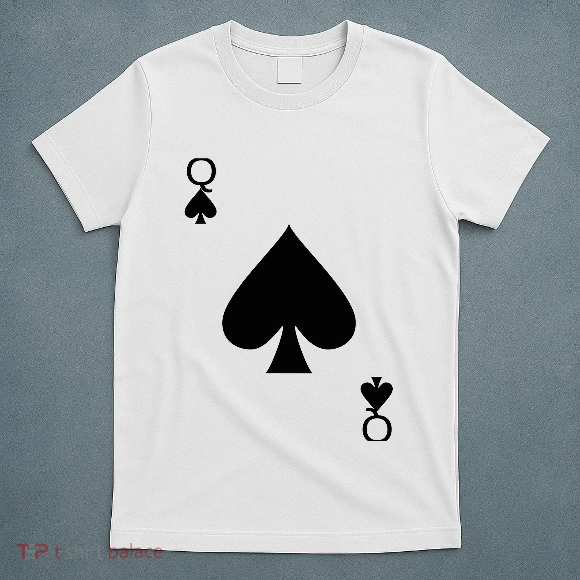 Queen of Spades Deck of Cards Halloween Costume T-Shirt