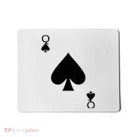 Queen of Spades Deck of Cards Halloween Costume Mousepad thumb 0