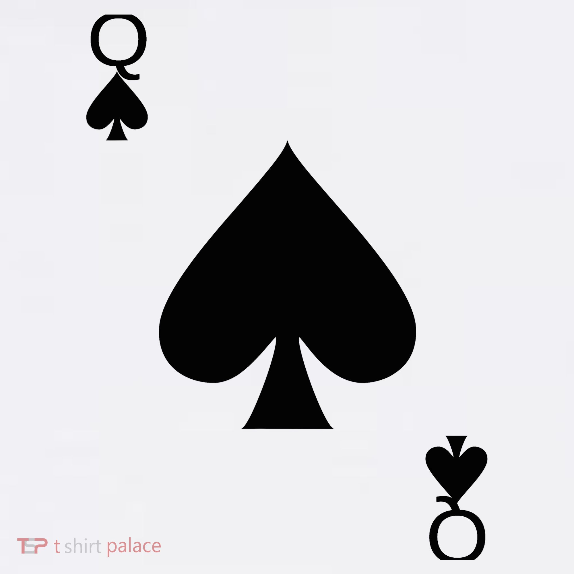 Queen of Spades Deck of Cards Halloween Costume Mousepad