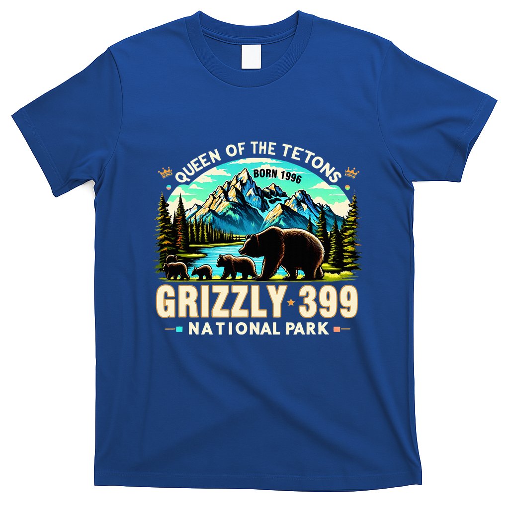 Queen Of The Tetons Grizzly 399 National Park Grizzly Bear T-Shirt