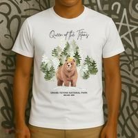 Queen Of The Tetons Grizzly Bear 399 Gtnp T-Shirt thumb 3