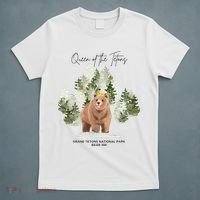 Queen Of The Tetons Grizzly Bear 399 Gtnp T-Shirt thumb 5