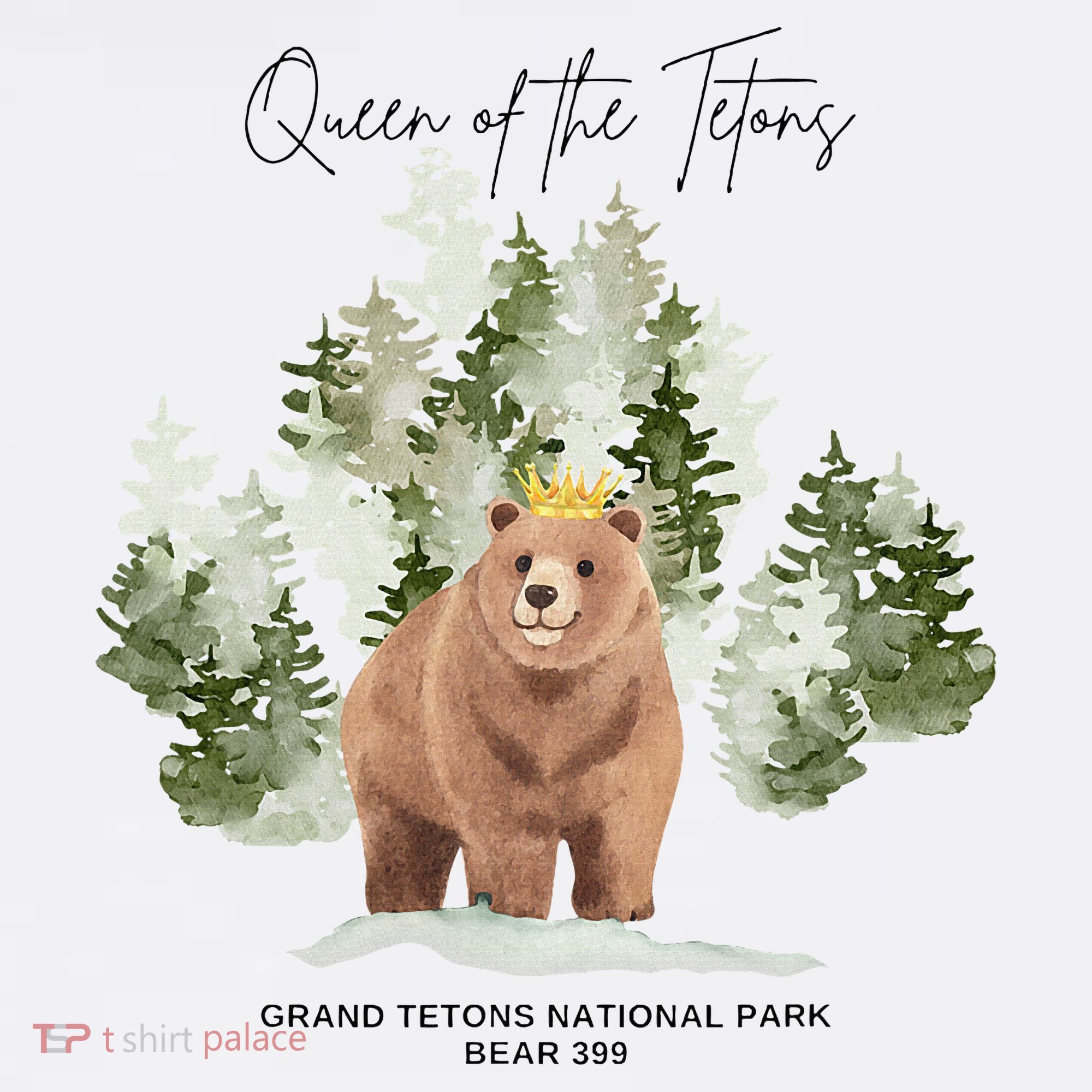 Queen Of The Tetons Grizzly Bear 399 Gtnp Women's Hoodie