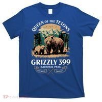 Queen Of The Tetons Grizzly 399 National Park Bear T-Shirt thumb 0