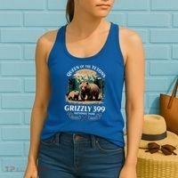 Queen Of The Tetons Grizzly 399 National Park Bear Women's Tank Top thumb 2
