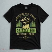 Queen Of The Tetons Grizzly 399 National Park Preserve T-Shirt thumb 5