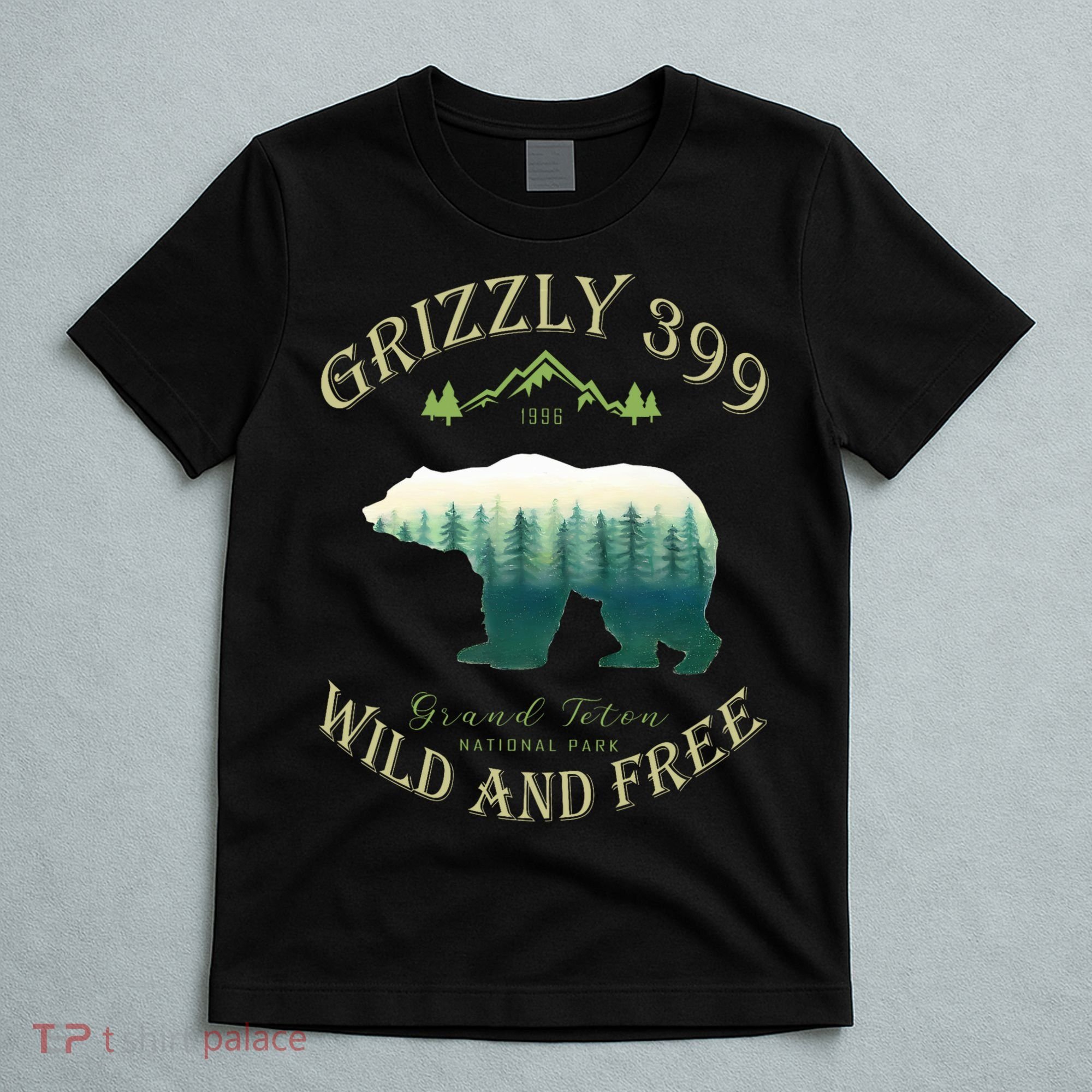 Queen Of The Teton Grizzly 399 Bear Wildlife Forest Preserve T-Shirt