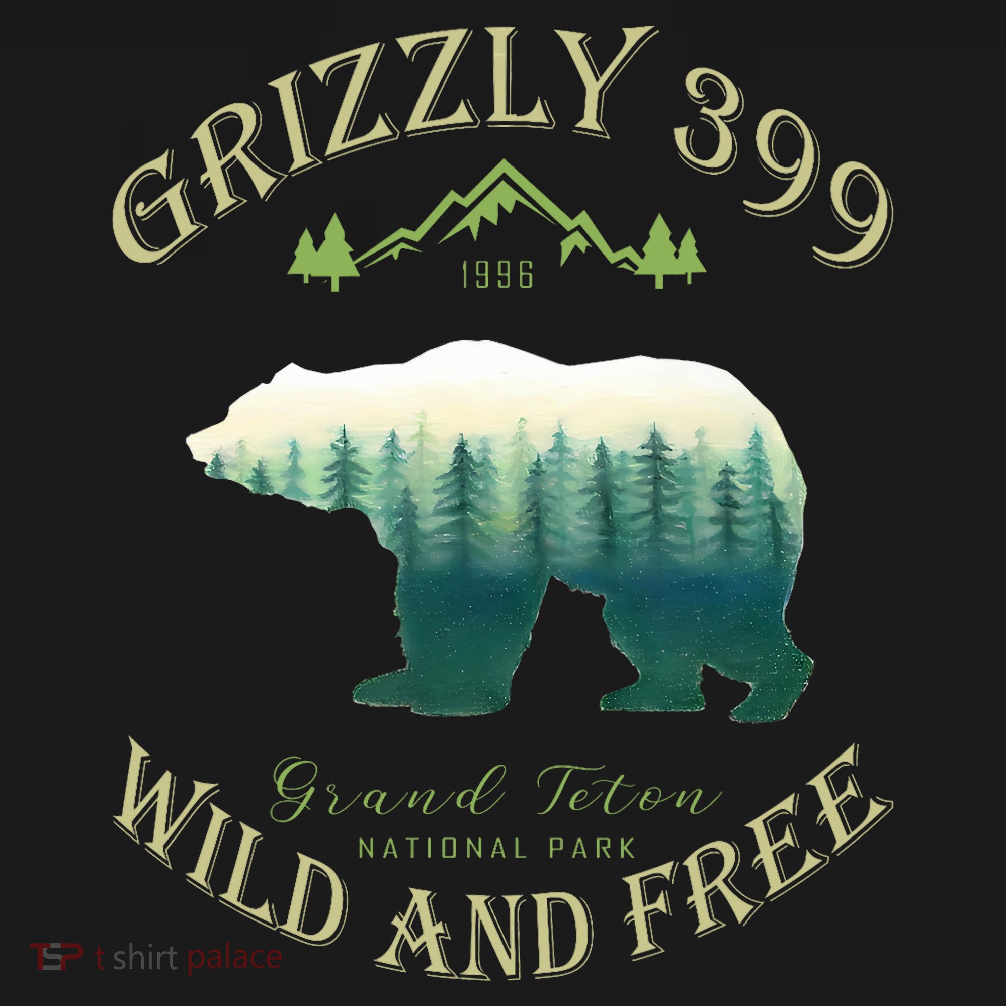 Queen Of The Teton Grizzly 399 Bear Wildlife Forest Preserve T-Shirt
