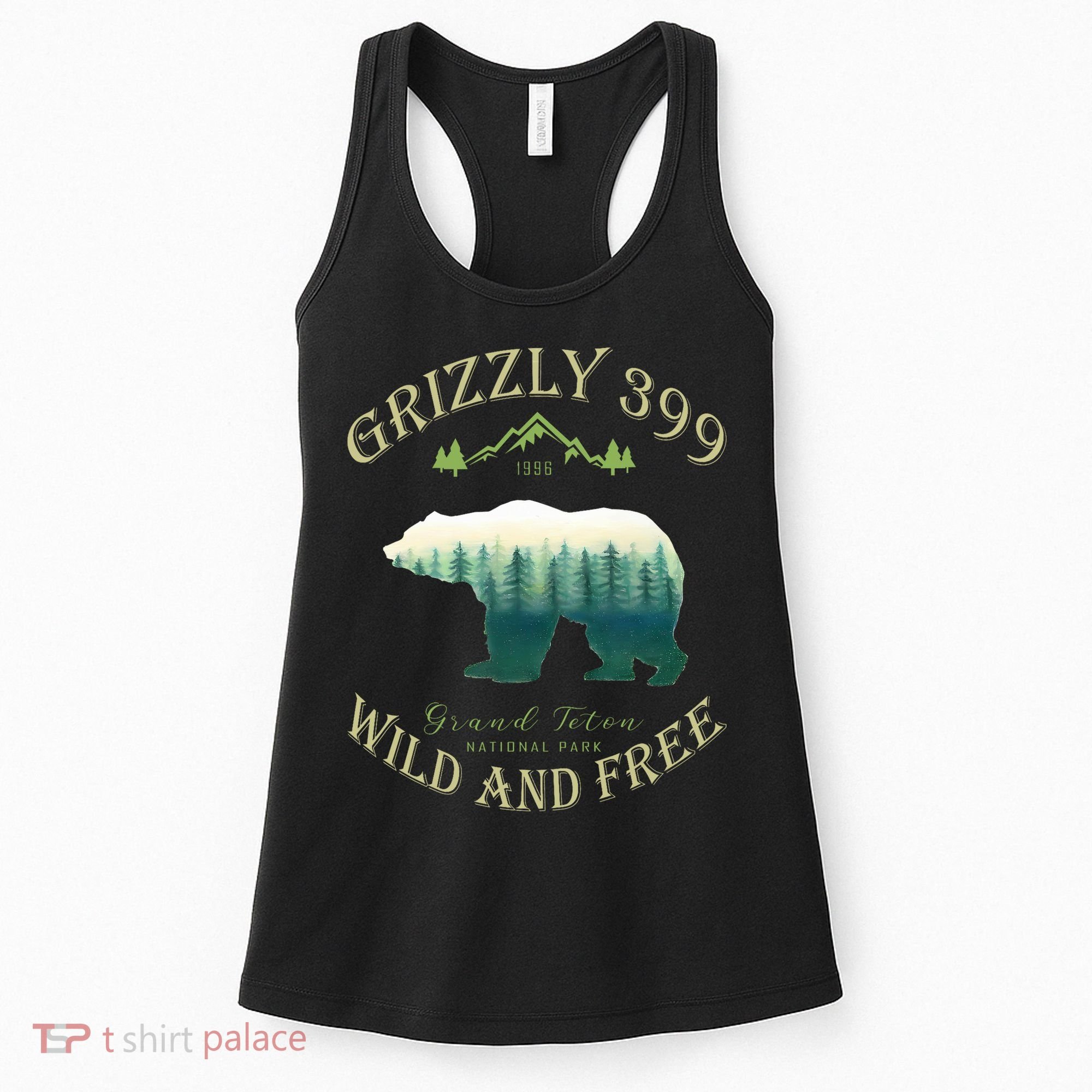 Queen Of The Teton Grizzly 399 Bear Wildlife Forest Preserve Women's Tank Top
