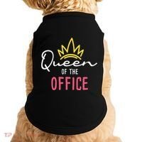 Queen Of The Office Admin Office Administrative Assistant Doggie Tank thumb 0