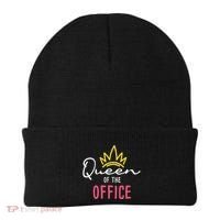 Queen Of The Office Admin Office Administrative Assistant Beanie thumb 0