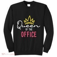 Queen Of The Office Admin Office Administrative Assistant Tall Sweatshirt thumb 0