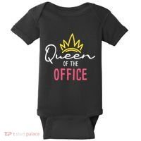 Queen Of The Office Admin Office Administrative Assistant Baby Bodysuit thumb 0