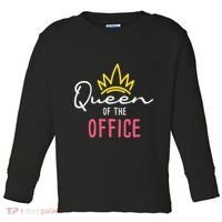 Queen Of The Office Admin Office Administrative Assistant Toddler Long Sleeve Shirt thumb 0