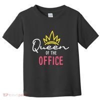 Queen Of The Office Admin Office Administrative Assistant Toddler T-Shirt thumb 0