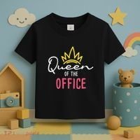 Queen Of The Office Admin Office Administrative Assistant Toddler T-Shirt thumb 3