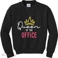 Queen Of The Office Admin Office Administrative Assistant Kids Sweatshirt thumb 0