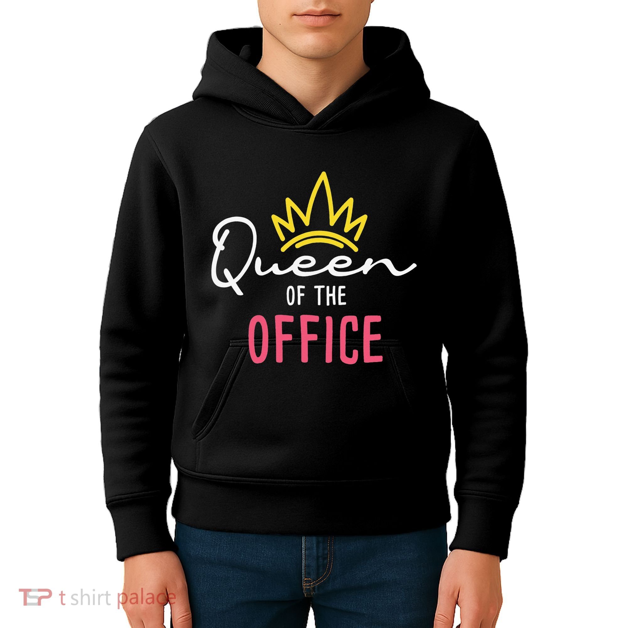 Queen Of The Office Admin Office Administrative Assistant Kids Hoodie