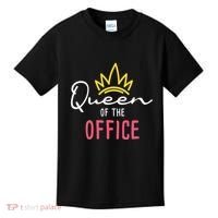 Queen Of The Office Admin Office Administrative Assistant Kids T-Shirt thumb 0