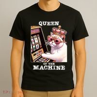 Queen Of The Slot Machine Casino Gambling Lover T-Shirt thumb 3