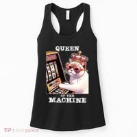 Queen Of The Slot Machine Casino Gambling Lover Women's Tank Top thumb 0