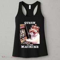 Queen Of The Slot Machine Casino Gambling Lover Women's Tank Top thumb 3