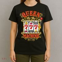Queen Of The Slot Machine Casino Gambling Lover T-Shirt thumb 4