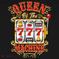 Queen Of The Slot Machine Casino Gambling Lover T-Shirt thumb 7