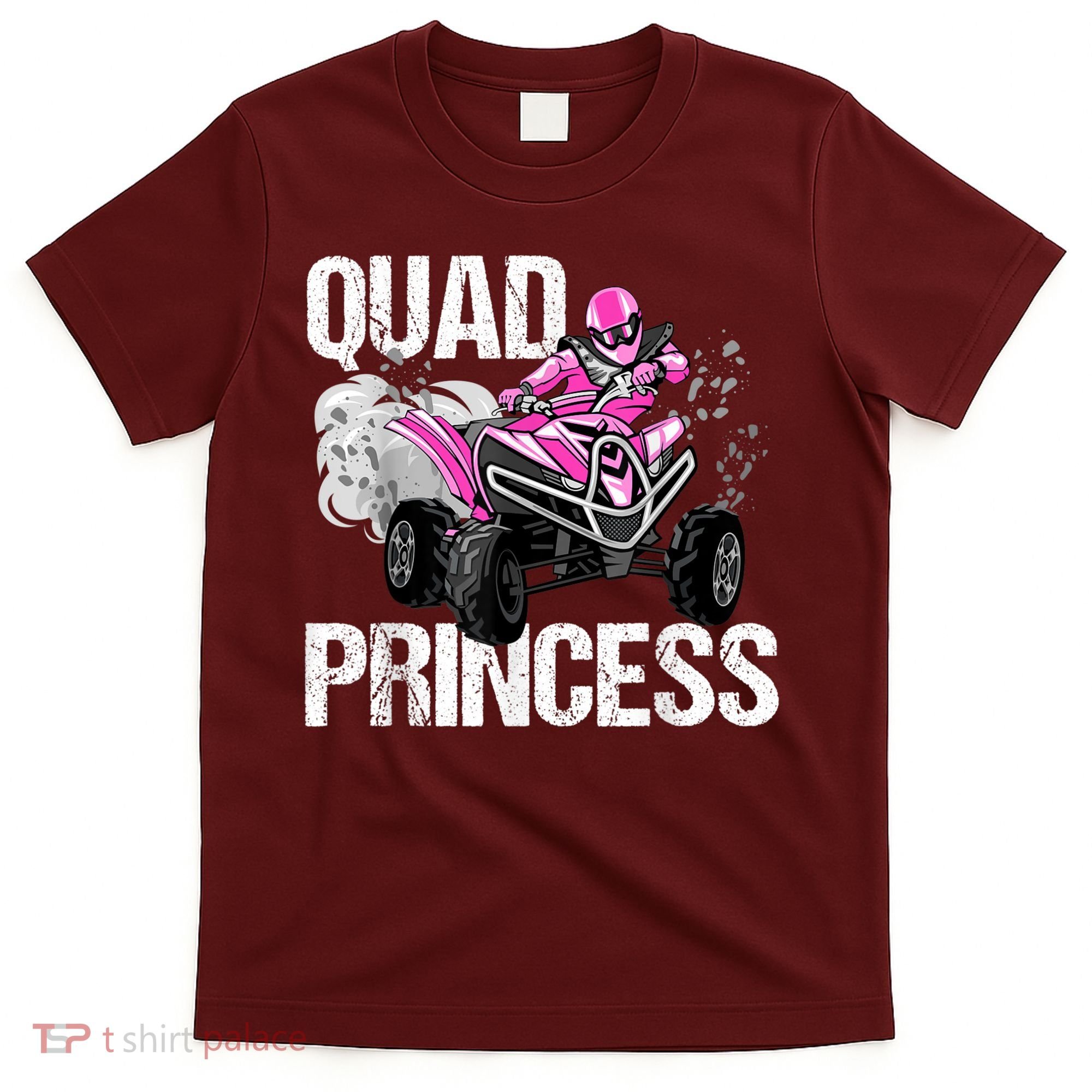 Quad Princess ATV 4 Wheeler Quad Offroad Mud MX Girls T-Shirt