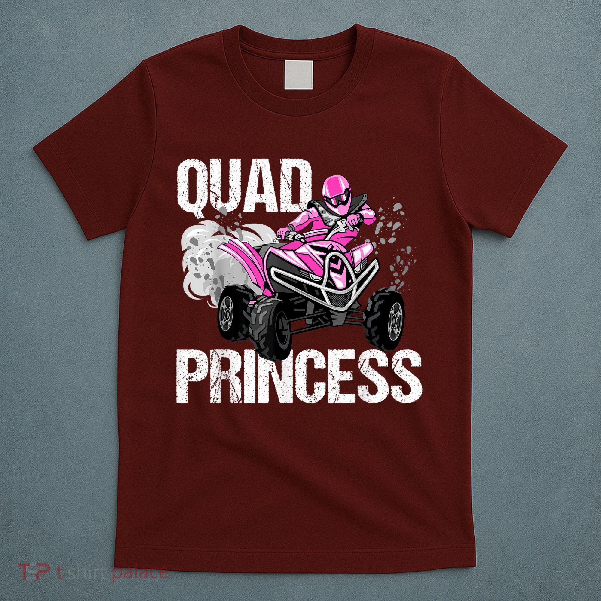 Quad Princess ATV 4 Wheeler Quad Offroad Mud MX Girls T-Shirt