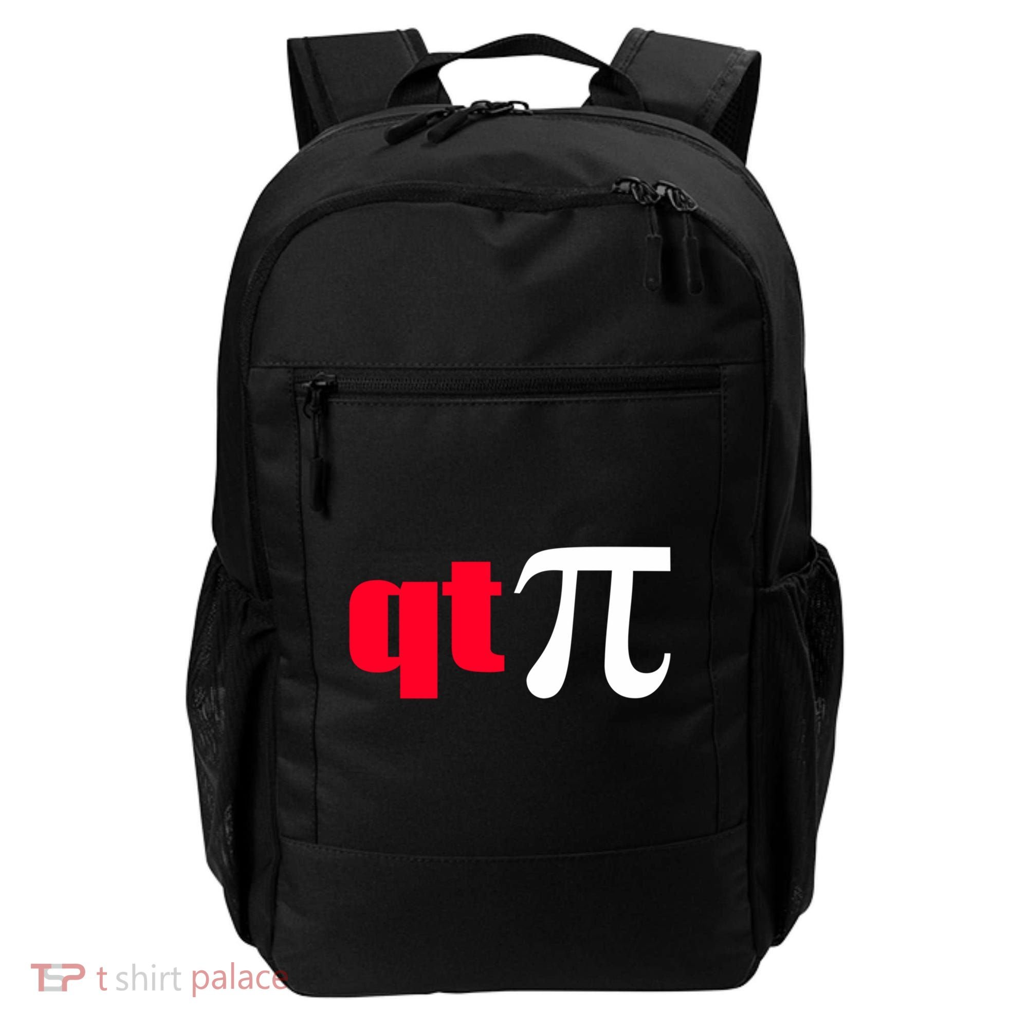 Qt Pi Funny Pi Math Nerdy Geek Humor Pi Day Cool Humor Great Gift Backpack