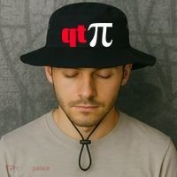 Qt Pi Funny Pi Math Nerdy Geek Humor Pi Day Cool Humor Great Gift Bucket Hat thumb 2