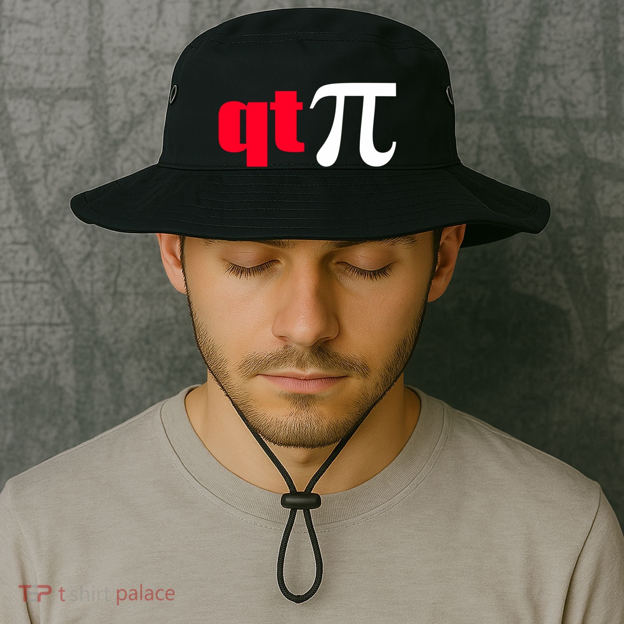 Qt Pi Funny Pi Math Nerdy Geek Humor Pi Day Cool Humor Great Gift Bucket Hat