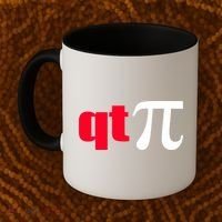Qt Pi Funny Pi Math Nerdy Geek Humor Pi Day Cool Humor Great Gift Coffee Mug thumb 2