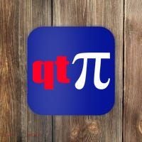 Qt Pi Funny Pi Math Nerdy Geek Humor Pi Day Cool Humor Great Gift Coaster thumb 0