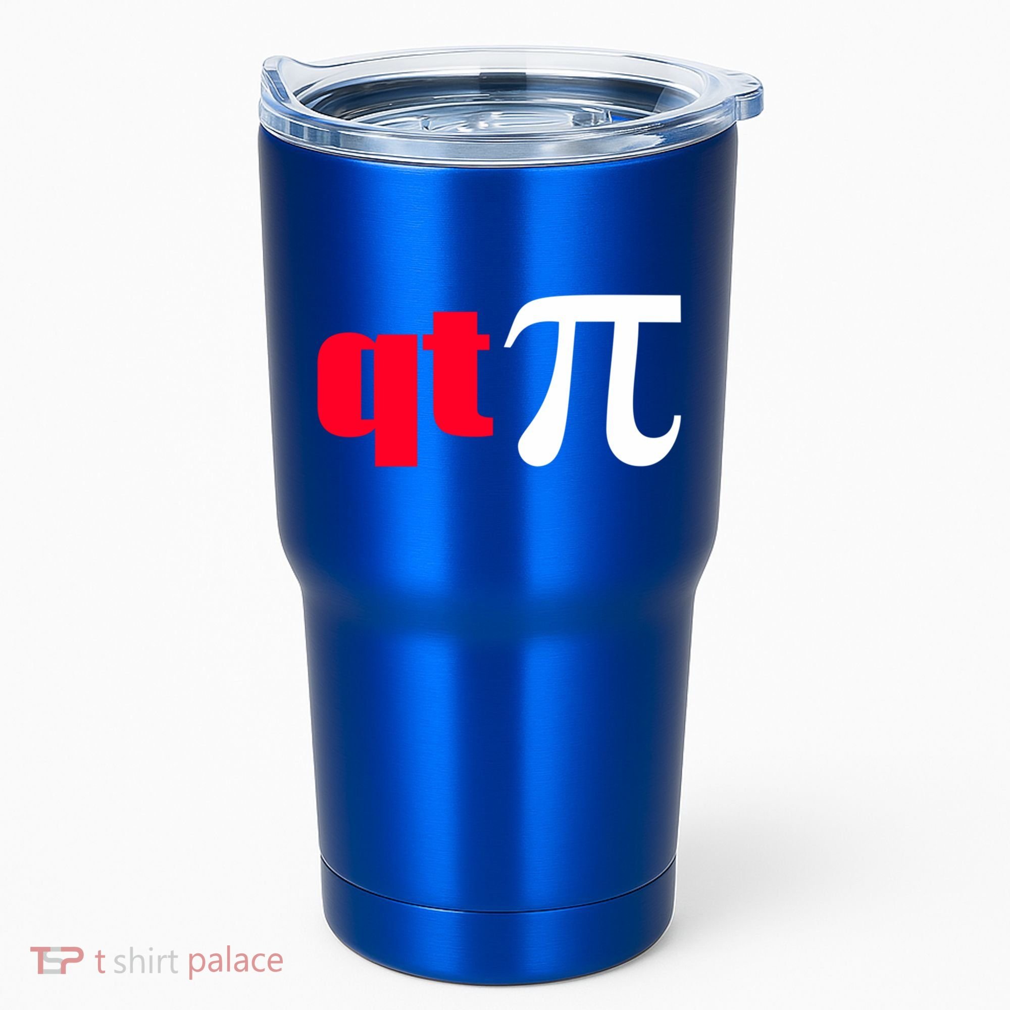Qt Pi Funny Pi Math Nerdy Geek Humor Pi Day Cool Humor Great Gift Tumbler