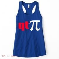 Qt Pi Funny Pi Math Nerdy Geek Humor Pi Day Cool Humor Great Gift Women's Tank Top thumb 0