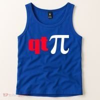 Qt Pi Funny Pi Math Nerdy Geek Humor Pi Day Cool Humor Great Gift Tank Top thumb 2