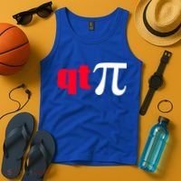 Qt Pi Funny Pi Math Nerdy Geek Humor Pi Day Cool Humor Great Gift Tank Top thumb 4
