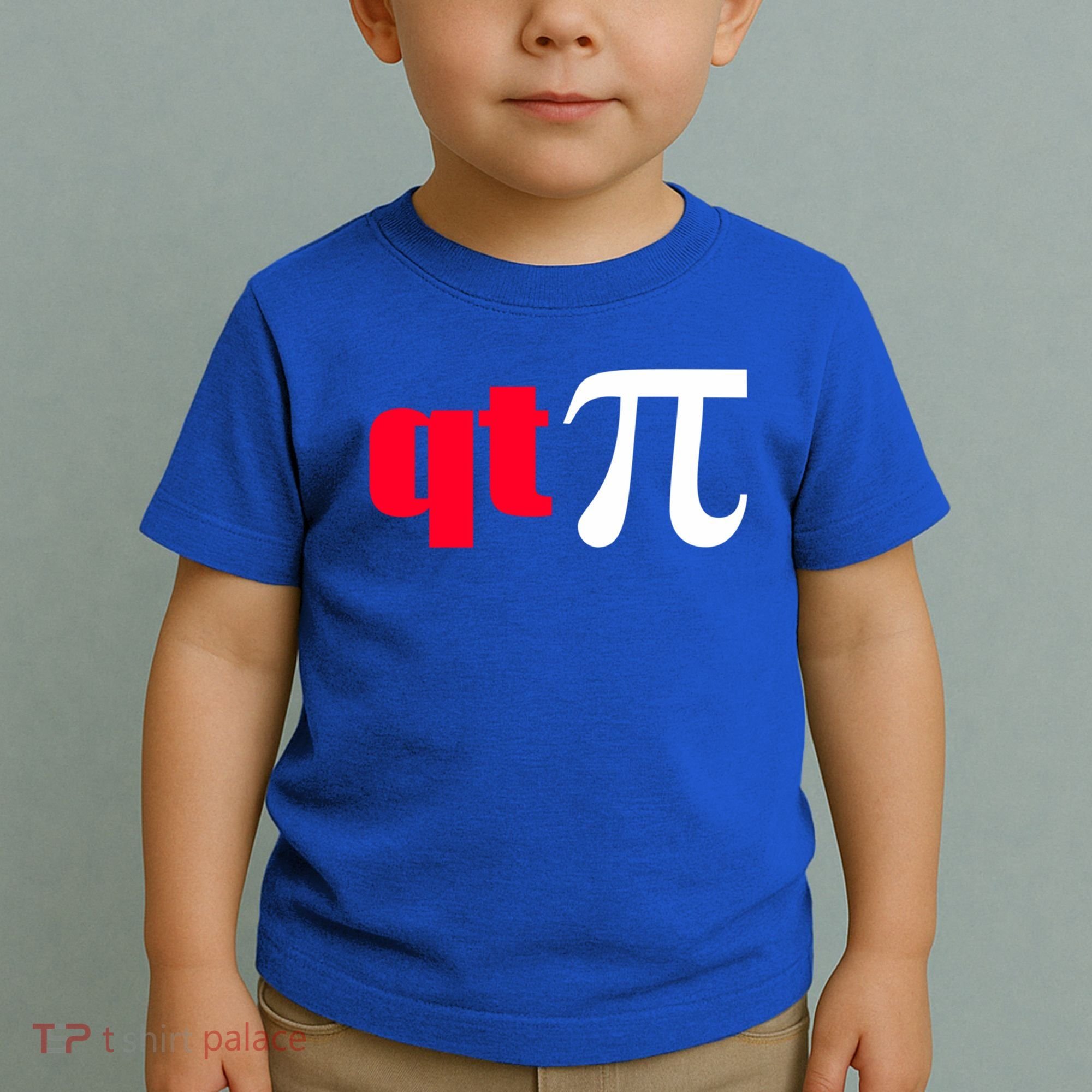 Qt Pi Funny Pi Math Nerdy Geek Humor Pi Day Cool Humor Great Gift Toddler T-Shirt