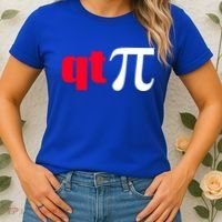 Qt Pi Funny Pi Math Nerdy Geek Humor Pi Day Cool Humor Great Gift Women's T-Shirt thumb 2