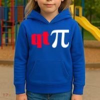 Qt Pi Funny Pi Math Nerdy Geek Humor Pi Day Cool Humor Great Gift Kids Hoodie thumb 3