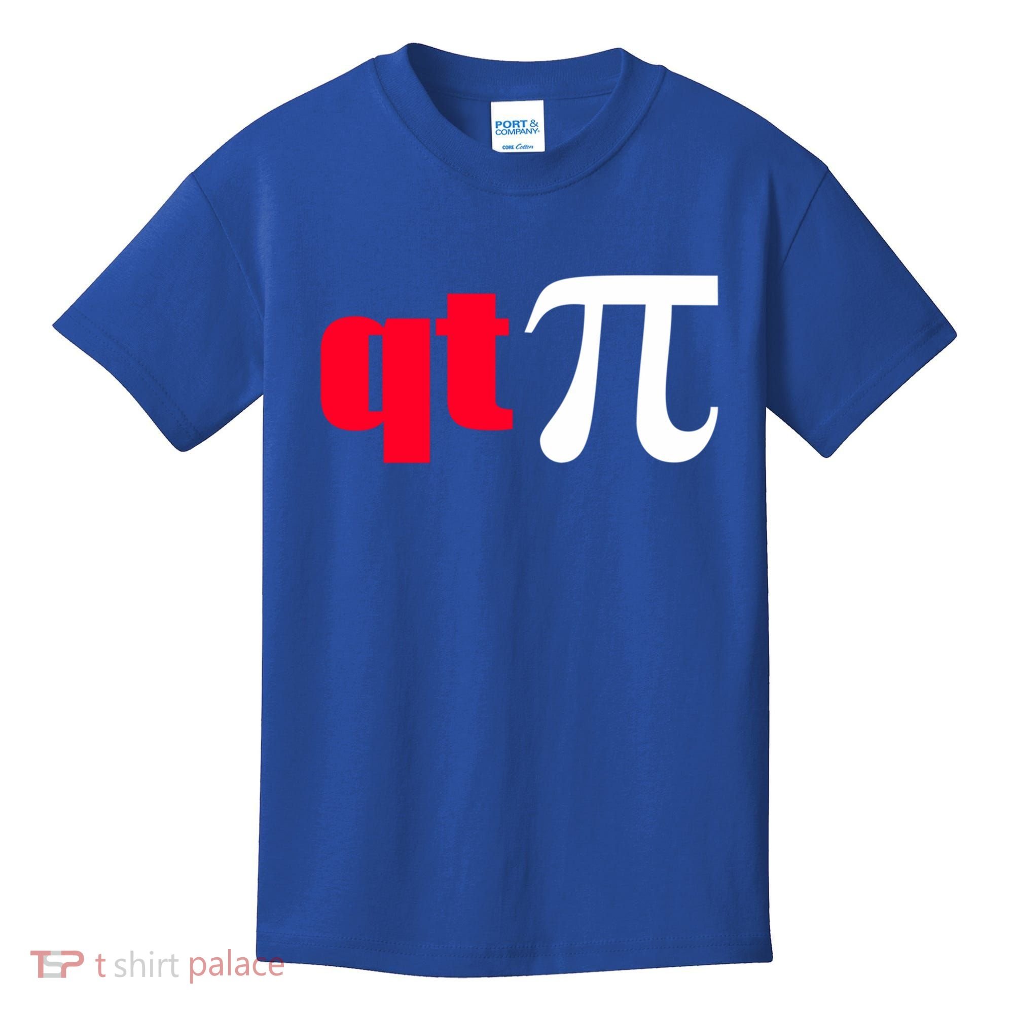 Qt Pi Funny Pi Math Nerdy Geek Humor Pi Day Cool Humor Great Gift Kids T-Shirt